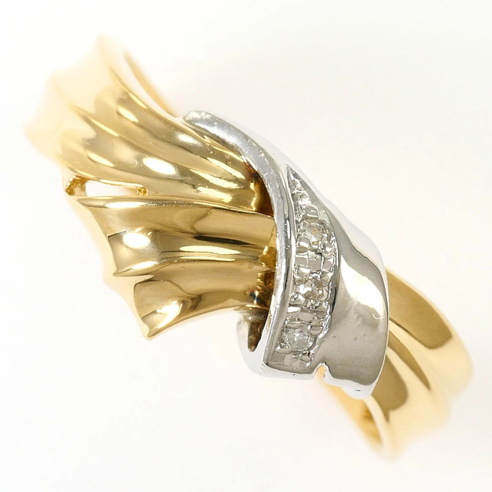 VINTAGE 18k Gold Diamond Ring